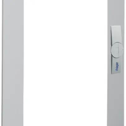 Porte transparente droite Hager univers pour armoire murale FP52 800×550mm 