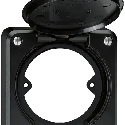 Parte superiore robusto con copert. nero 2-punto con disco riduzione 