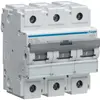 Leitungsschutzschalter Hager MCB 3P 400V Typ C 125A Icn 15kA 4.5TE 