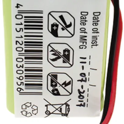 Accu ESYLUX pour SLC SLD SC/C NiMH, 7.2V/800mAh, 30×20×45mm 