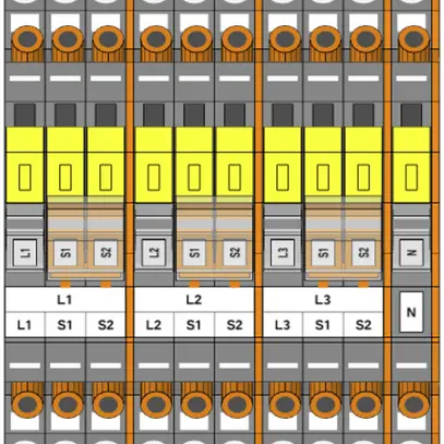 Morsettiera WAGO per transformatore di corrente "EW-contare tipo1" 