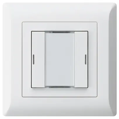 Poussoir ENC kallysto.line KNX 2×LED RGB s/e-link blanc 