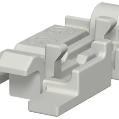 Crampon Bettermann pour canal d'installation WDK gris 40×60/60×60mm 