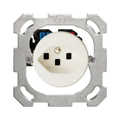 Presa INC FH T23 16A bianco, con morsetti innest. 