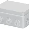 Boîte de dérivation AP GEWISS 170×130×76 couvercle à vis IP55 s.h. gris 