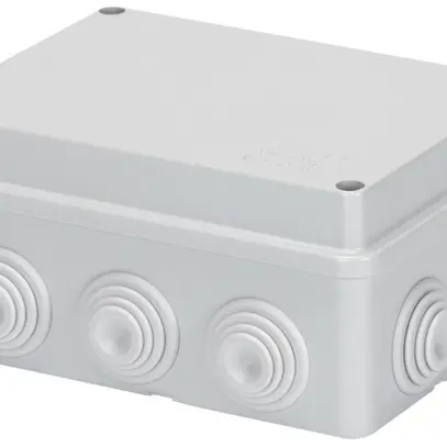 Boîte de dérivation AP GEWISS 170×130×76 couvercle à vis IP55 s.h. gris 