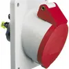 EB-Steckdose CEE Bals 5P 32A 400V 6h rot IP44 vernickelt QC schr. 