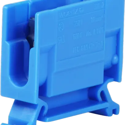 Morsetto di derivazione Woertz 4…10mm² 57A 750V vite 2×1 guida DIN 35mm bl 