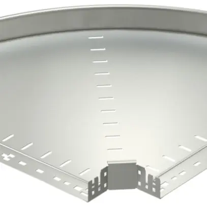 Gomito 90° Bettermann con raccordo rapido 60×600mm, A2, 1.4301, 2B 