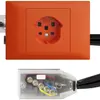Presa INS EDIZIOdue T25 arancione 45…69mm per cavo piatto Technofil 