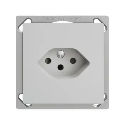 Presa INS EDIZIOdue T13 grigio chiaro 
