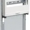 Mediafeld Hager univers für AP 8-reihig 4 Reihen modular 250×1200mm 