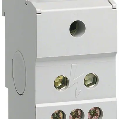Bloc répartiteur Hager 160A 1L 1×10…70mm² 6×2.5…16mm² 