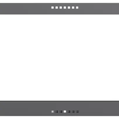 Plaque frontale EDIZIOdue pour KNX-Panel 7" gris foncé 