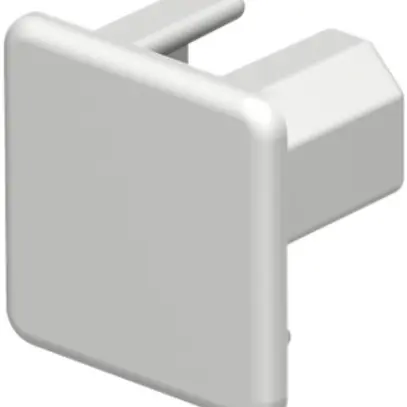 Piastra terminale Bettermann p.canale d'installazione WDK grigio chiaro 20×20mm 