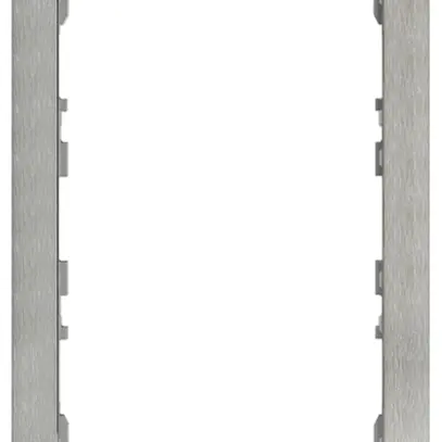 Telaio di copertura EDIZIOdue prestige per KNX-Panel 7" verticale Cr-sm. 