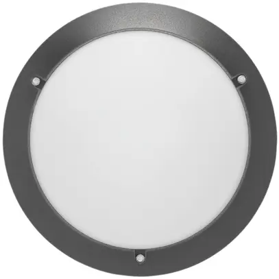 LED-Decken-/Wandleuchte ESSENTIEL 1500lm 14W ONOFF Ø322 vandalensicher anthrazit 