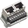 Interno RNIS R&M 2×RJ45/s 4P separato morsetti a vite, swissline 