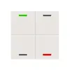Poussoir KNX RGBW INC MDT BE-TAL60T411.01 4t/4a temp.blanc mat "neutre" 