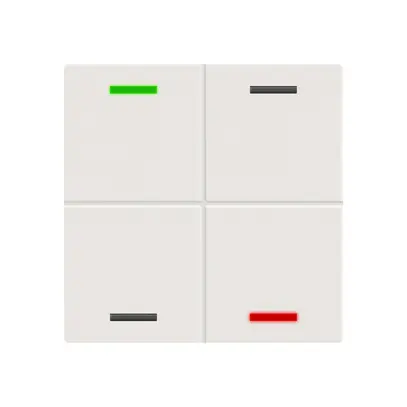 Pulsante KNX RGBW INS MDT BE-TAL60T411.01 4t/4a temp.bianco op. "neutrale" 