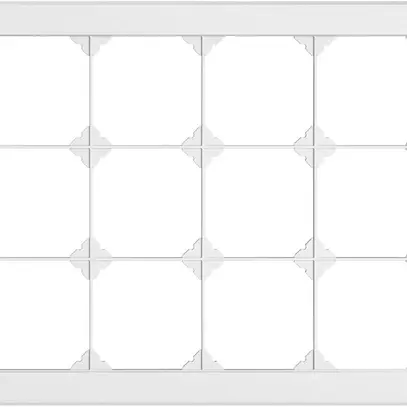 Intestazione INC EDIZIO.liv SNAPFIX® 3×4 per combinazioni a libera scelta bianco 
