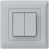 Poussoir sans fil Friends of Hue KLI, 4×, 92×92mm, gris clair 