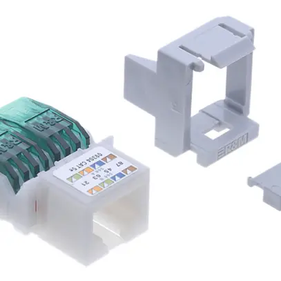 Modulo d'allacc. 1×RJ45/u cat.5e Snap-In, R&M freenet 