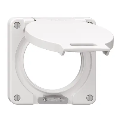 Coperchio con coperchio ribaltabile NEVO Ø60mm chiudibile bi (guarn.bi) 