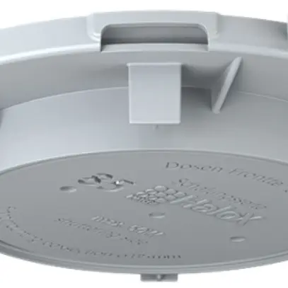 Placca frontale HaloX 100 per calcestruzzo in opera, uscita Ø85mm 