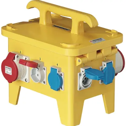 Distributore di corrente EverGum 40A 1×FI 4×LS 3×T23 1×T25 1×CEE16/CEE32/5L 