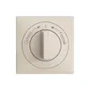 Kit frontale EDIZIOdue Ouvert->I<-Fermé crema 60×60mm per pulsante girevole 