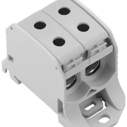 Bloc répartiteur Weidmüller WPD 230 2×50/2×50mm² 120A 1000V TS35 gris 