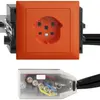 Presa INS EDIZIOdue T25 16A arancione 53mm per cavo piatto Technofil 