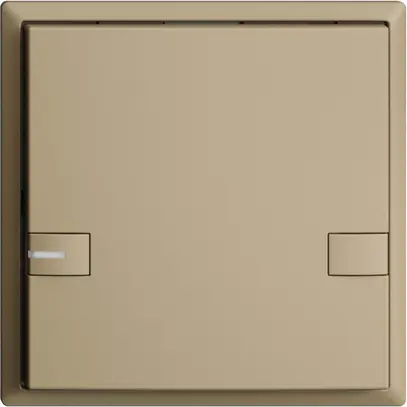 Poussoir ENC KNX 1× EDIZIOdue colore sand RGB avec LED 