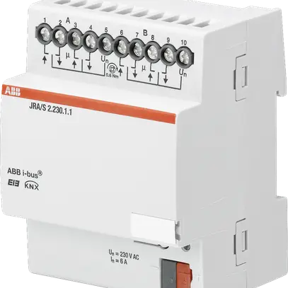 Actionneur de jalousie KNX AMD 2-fois 6A 230VAC 