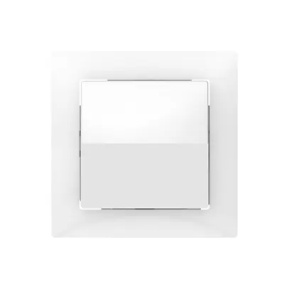 Bottone SIDUS per suoneria bianco lucido 