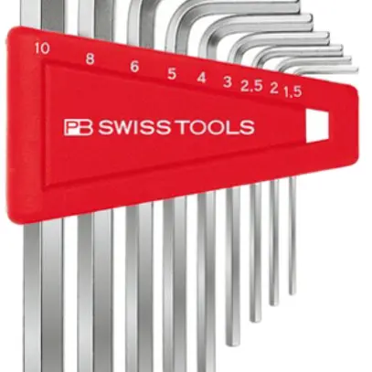 Set di chiavi esagonali a L PB 210 H-10 1.5, 2, 2.5, 3, 4, 5, 6, 8, 10 