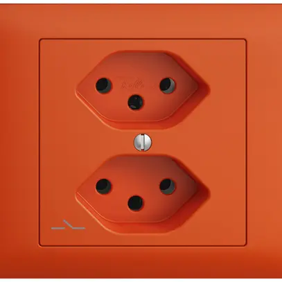 Prise INC EDIZIOdue 2×T13 orange 1×S 