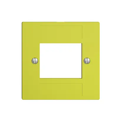 Frontplatte 4×RJ45 ITplus EDIZIOdue lemon 