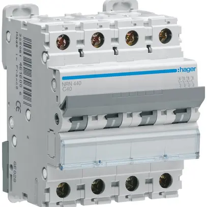 Disjoncteur Hager MCB 4P 415V type C 40A 4UM 