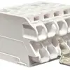 Borne de connexion 5P 0.5…2.5mm² étrier de mise à terre inscription bc 
