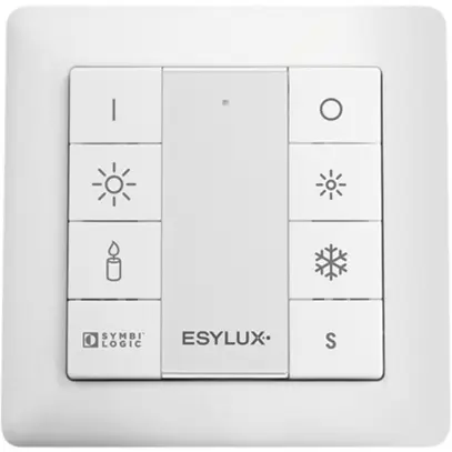 Pulsante INC ESYLUX DALI, 8 volte, Tunable White 
