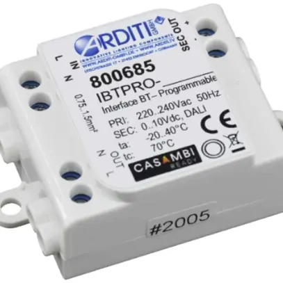 Controllo dell'illuminazione Elektrogros Casambi IBTPRO, 56.6×35.8×22.3mm 