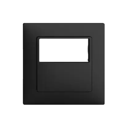 Kit frontal EDIZIOdue F pour détecteur de mouvement pirios 180 R eco plus, noir 