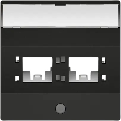 Kit di montaggio EDIZIO.liv SNAPFIX® per freenet cat.6A adattatore 2× ne 