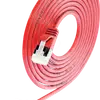SLIM Cavo patch: U/FTP, 2m, rosso C6A, LSOH, jack non infrangibile, 3,8 mm 