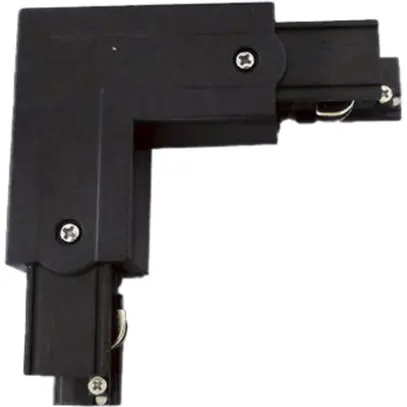 Raccordo angolare DOTLUX 90° trifase sinistra nero 