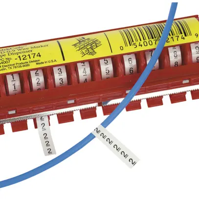 Distributore di nastro per marcature di cavi 3M ScotchCode STD-0-9 rosso 
