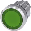 Pulsante luminoso Siemens SIRIUS ACT verde metallo lucido 
