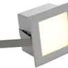 EB-LED-Leuchte SLV FRAME BASIC, 350mA 1W 90lm 3000K eckig IP20 silbergrau 